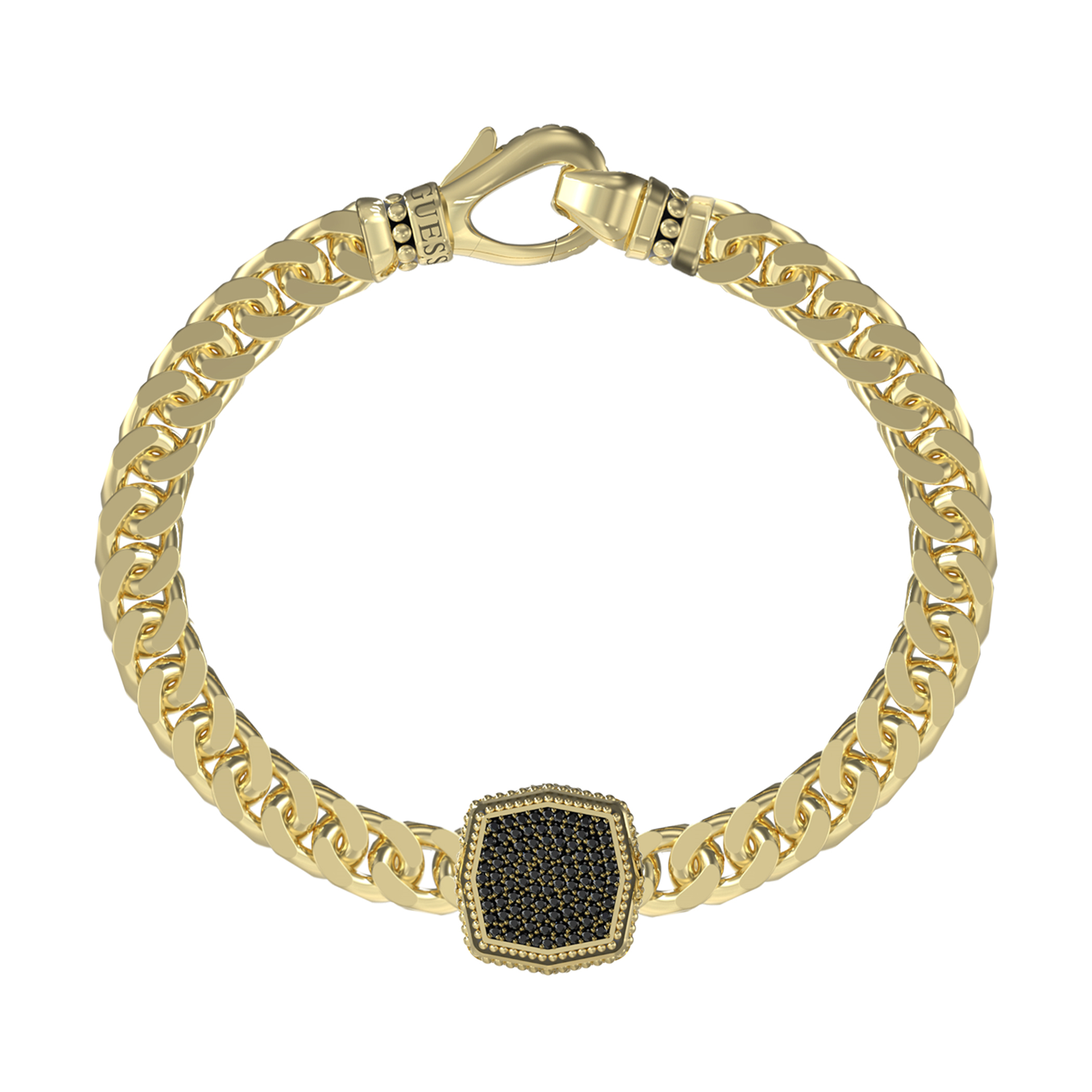 Guess Urban Code Gold-coloured Bracelet With Crystal JUMB06010JWYGS