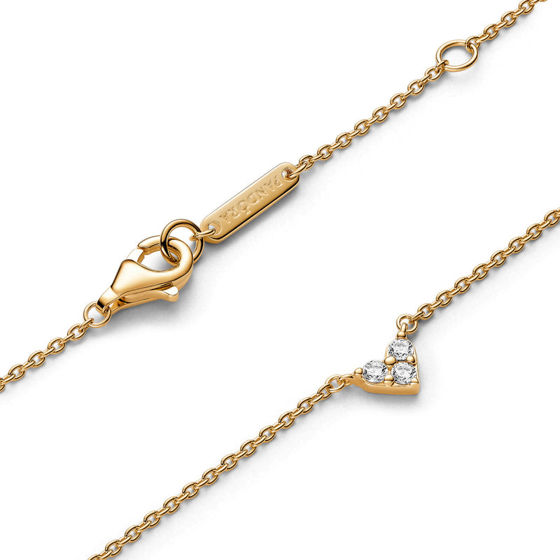 Pandora Timeless Gold-coloured Necklace 363014C01-45with14 Carat Gold Plating-zoom-