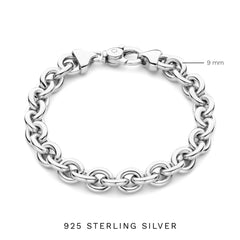 Parte Di Me Bibbiena Poppi Mila 925 Sterling Silver Link Bracelet PDM32125
