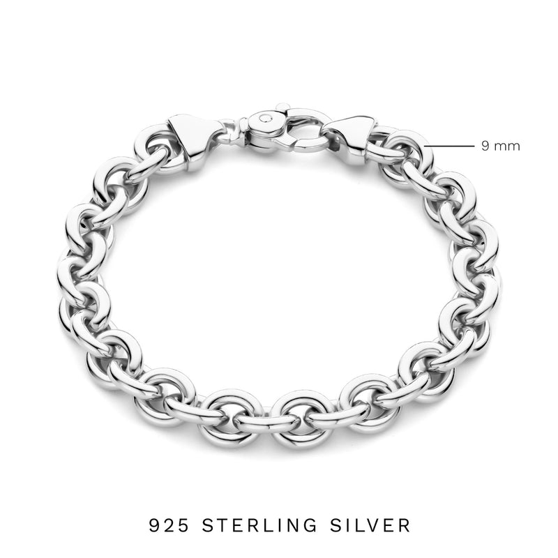 Parte Di Me Bibbiena Poppi Mila 925 Sterling Silver Link Bracelet PDM32125-zoom-