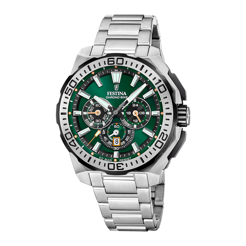 Festina Chrono Bike Green Men's Watch F20724/3-zoom-