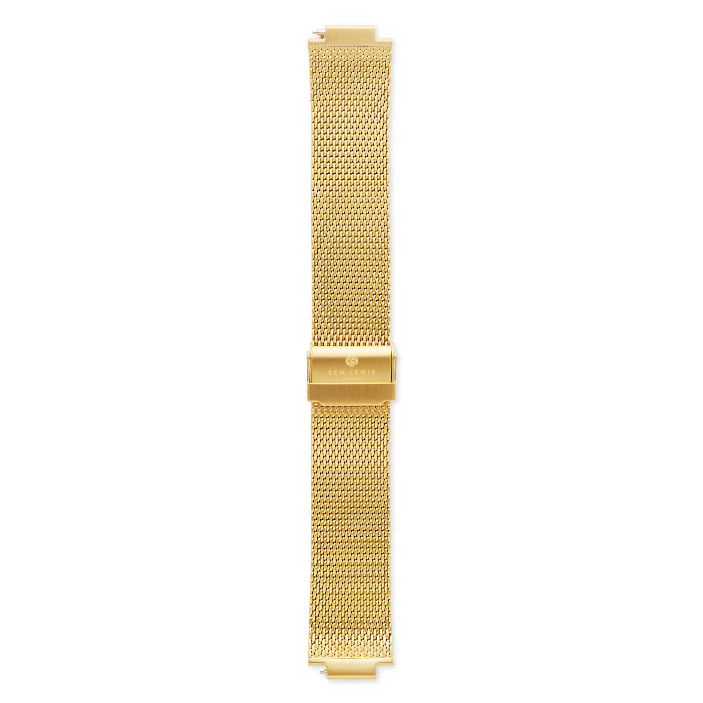 Sem Lewis Moorgate Mesh Strap 24mm Gold-coloured SL620006