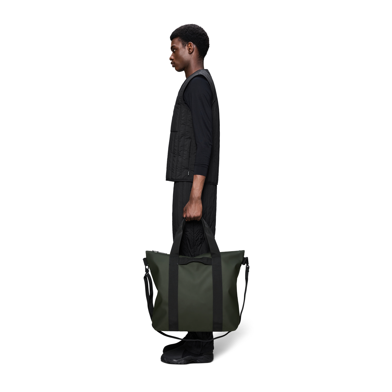 Rains Green Tote Bag R14150-03