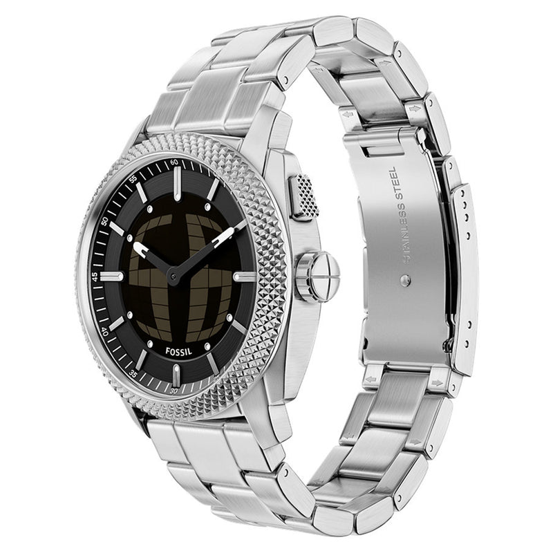Fossil Machine Round Black Dial Watch FS6155-zoom-
