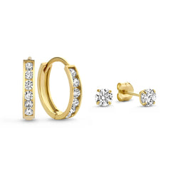 Isabel Bernard Cadeau d'Isabel 14 Carat Golden Earparty giftset IB90054