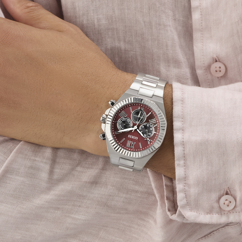 Guess Equity Bordeaux Men's Watch GW0703G7-zoom-