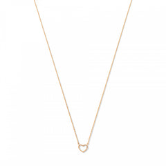 Isabel Bernard La Concorde Amore 14 Carat Rosegold NecklacewithHeart IB340063