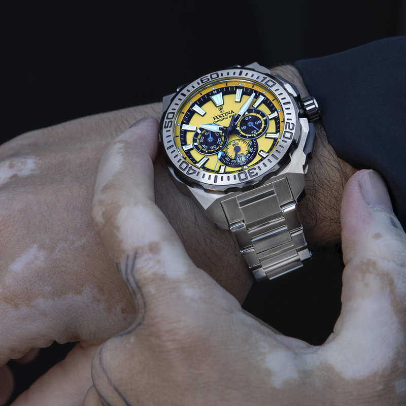 Festina Chrono Bike Yellow Men's Watch F20724/4-zoom-