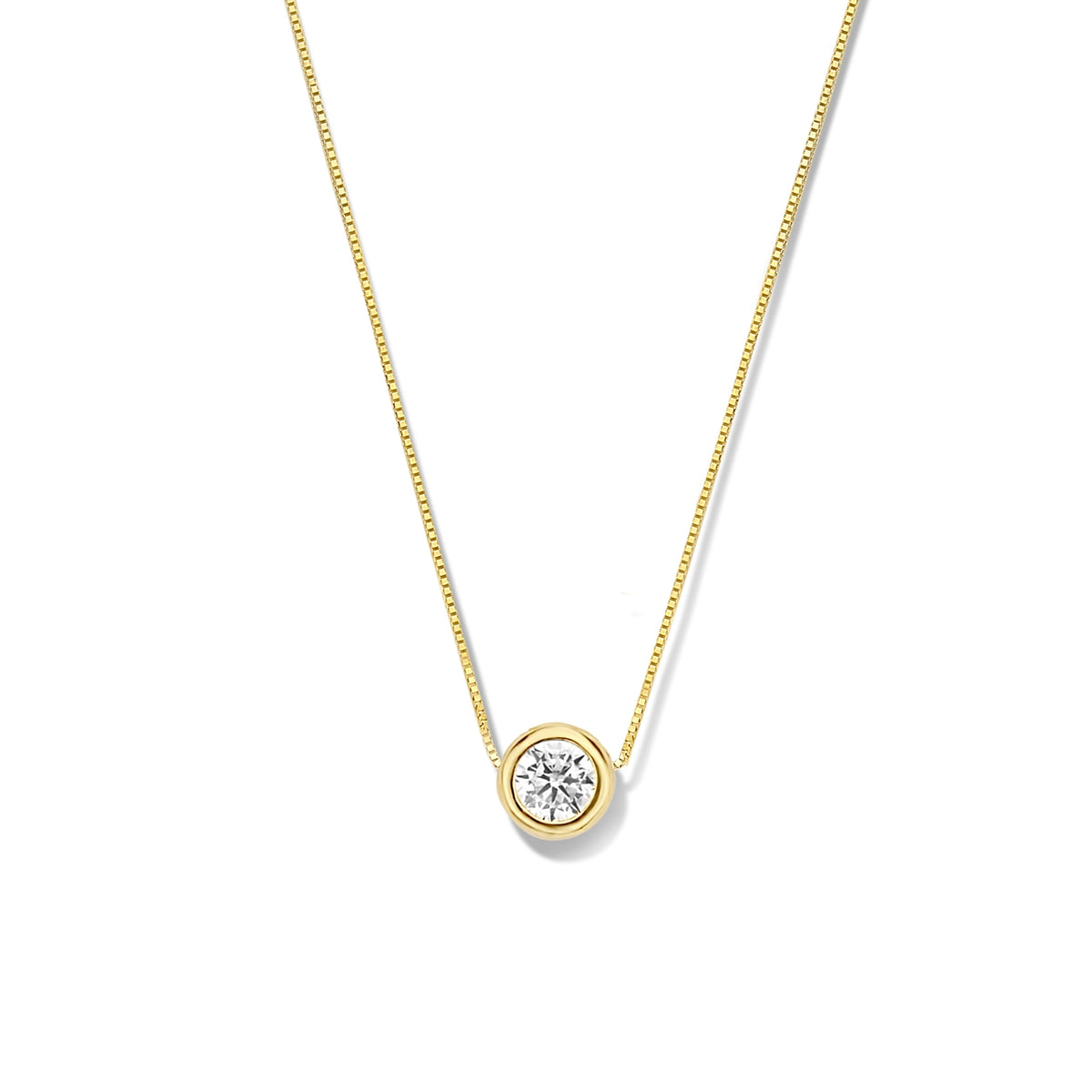 Isabel Bernard Rivoli Aélys 14 Carat Golden Necklace IB340137 (Length: 40.00-42.00 cm)