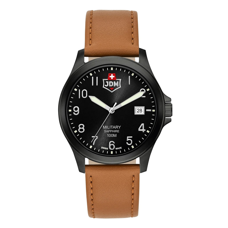 JDM Military Alpha I Zwart Herenhorloge JDM-WG001-04-zoom-