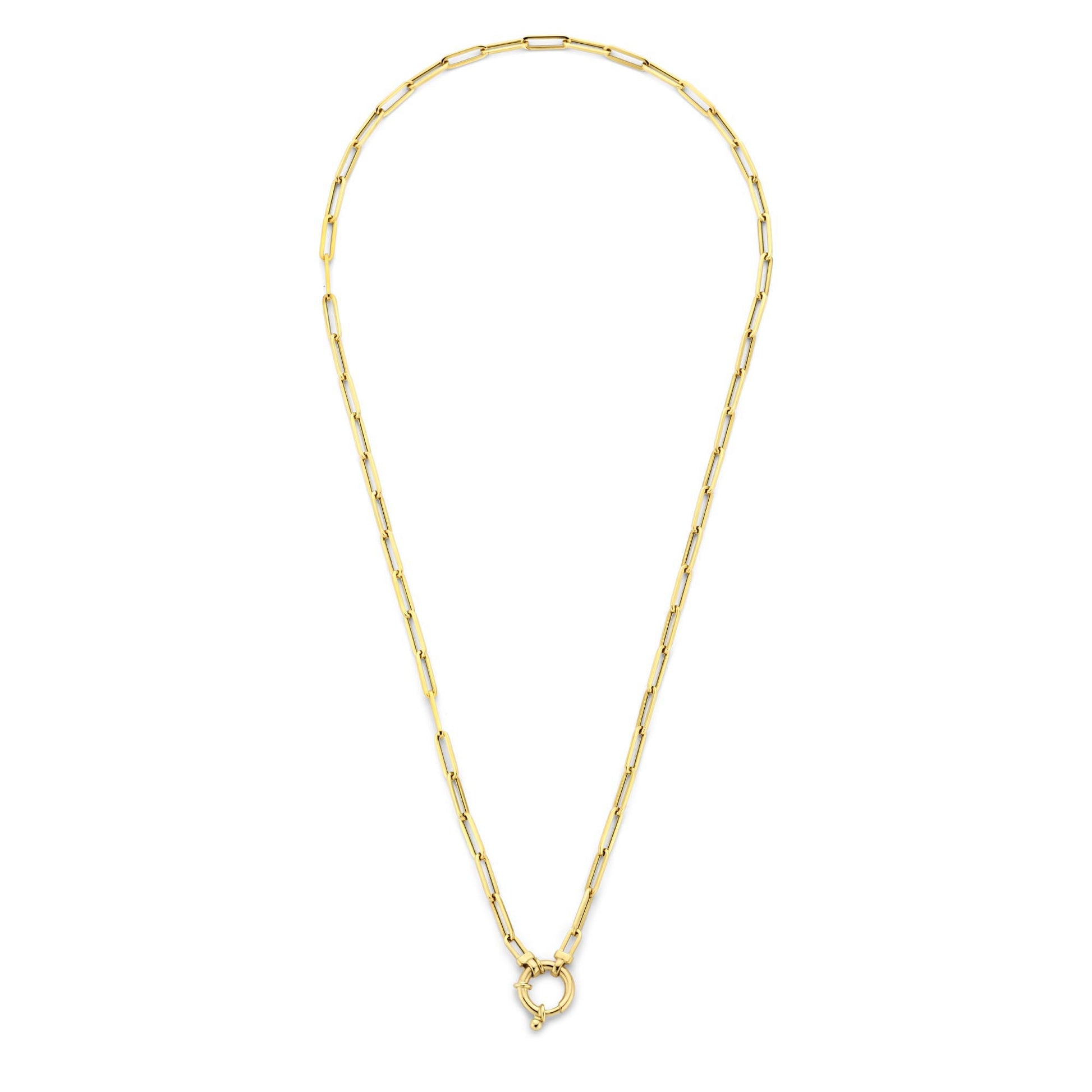Isabel Bernard Aidee Odile 14 Carat Golden Schakel Necklace IB340160