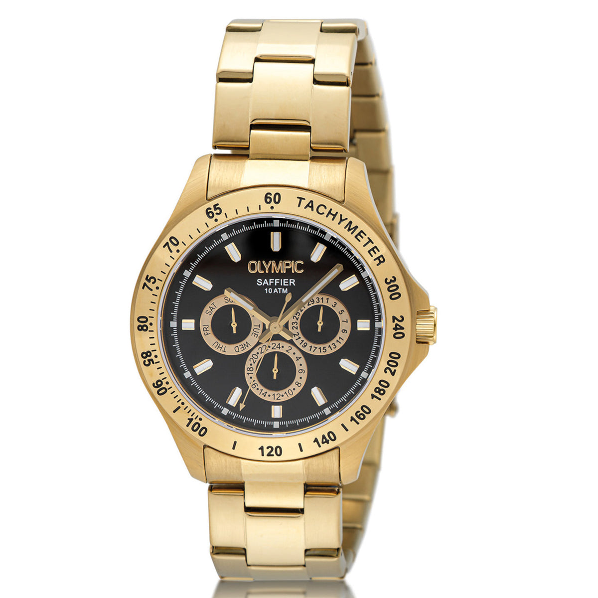 Olympic Jeffrey Gold Watch OL89HDD001
