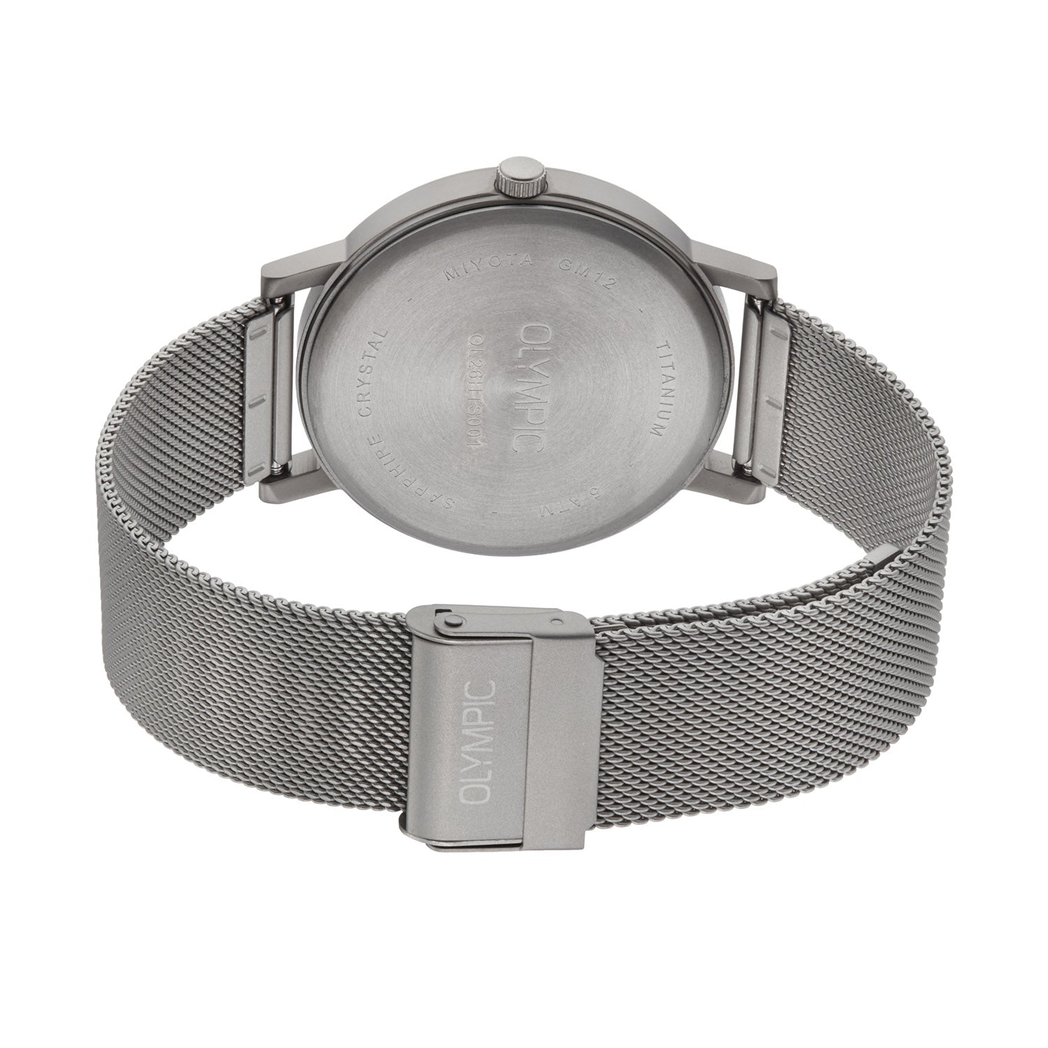 Olympic Titanium Grey Men's Watch OL26HTS001