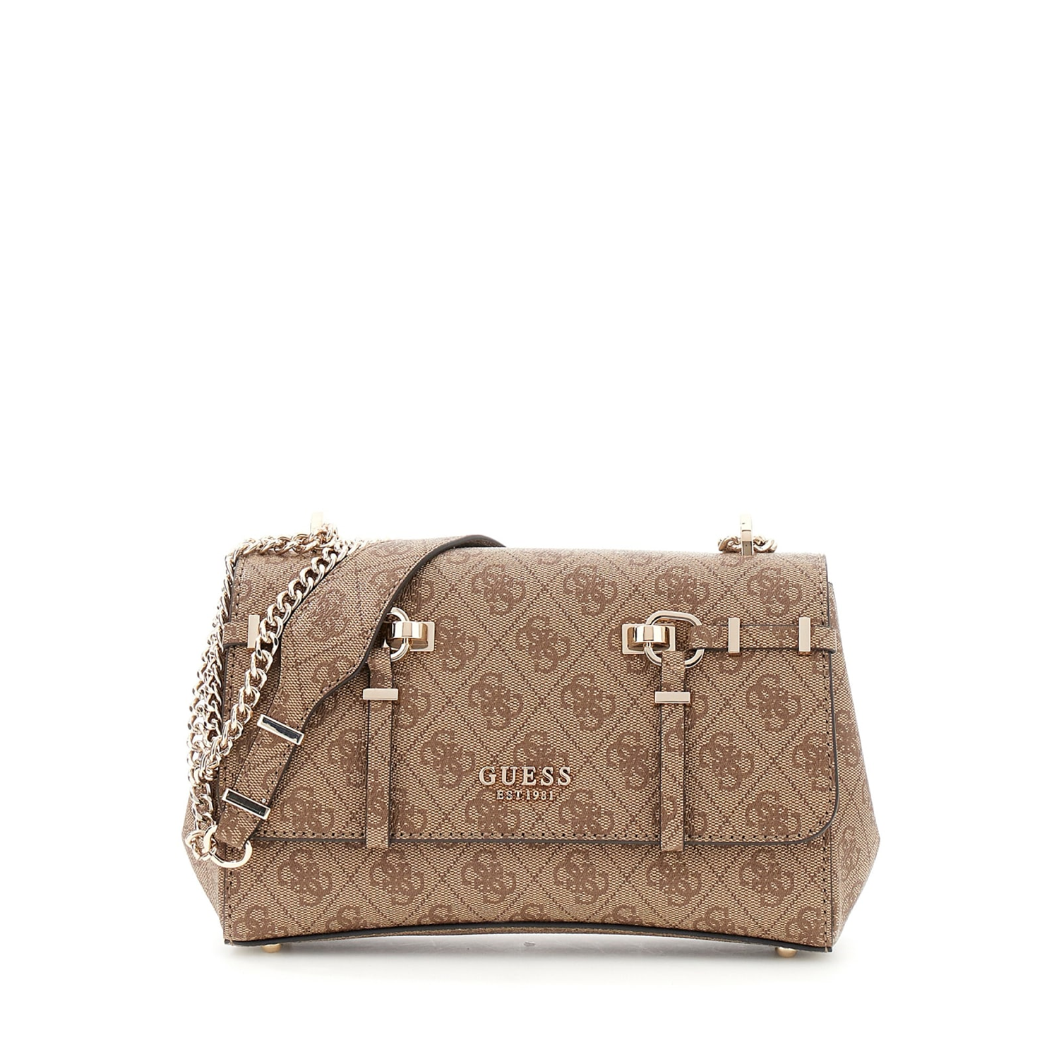 Guess Leona Latte Logo Convrtbl Xbody Flap HWSG99-17210-LTL