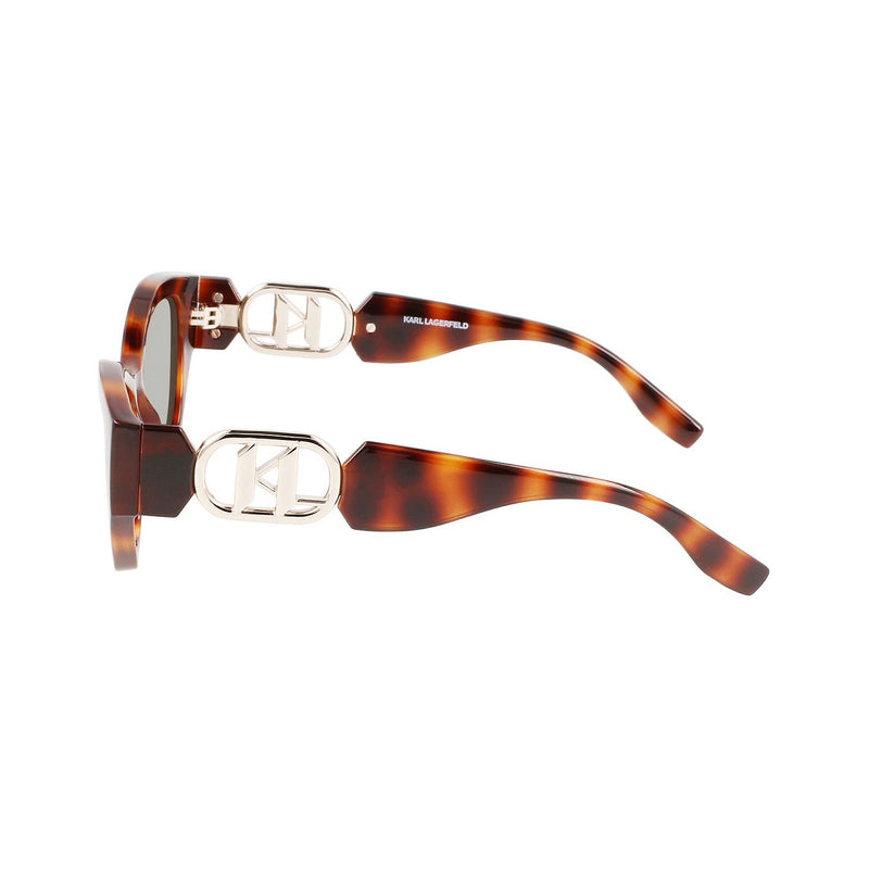 Karl Lagerfeld Bruine Zonnebril KL6086S-240-zoom-