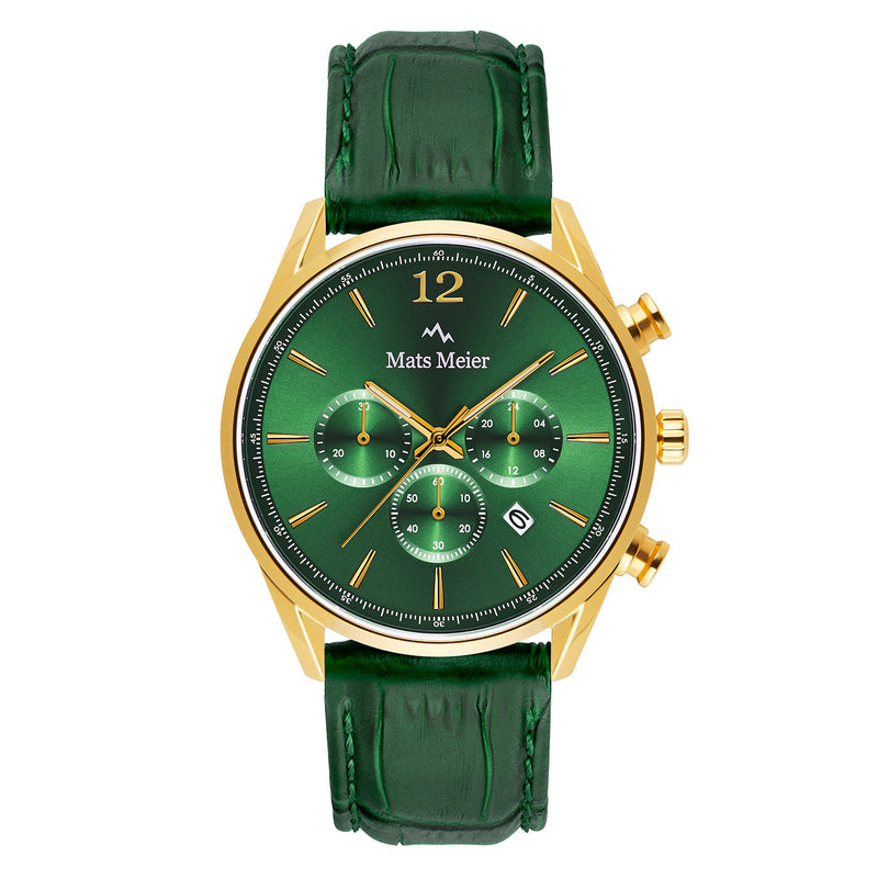 Mats Meier Grand Cornier Chrono Groen Horloge MM00122-zoom-