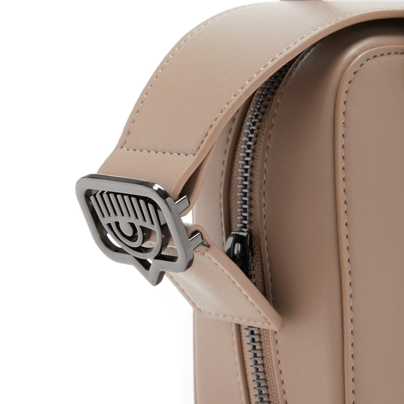 Chiara Ferragni Eyelike Brown Crossbody Bag 75SB4BBC-ZS517-706