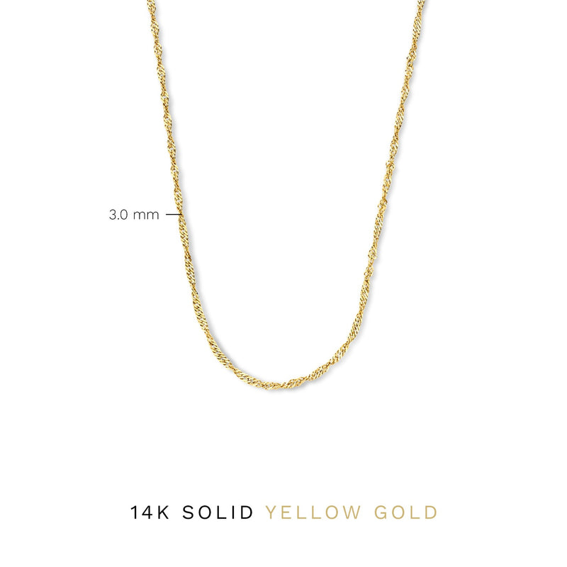 Isabel Bernard Rivoli Lilou 14 karaat gouden ketting IB340113-zoom-