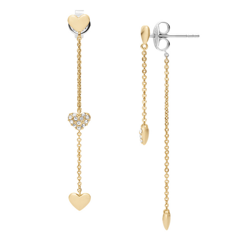 Fossil Sutton Brass Women's Earrings JA7300710-zoom-