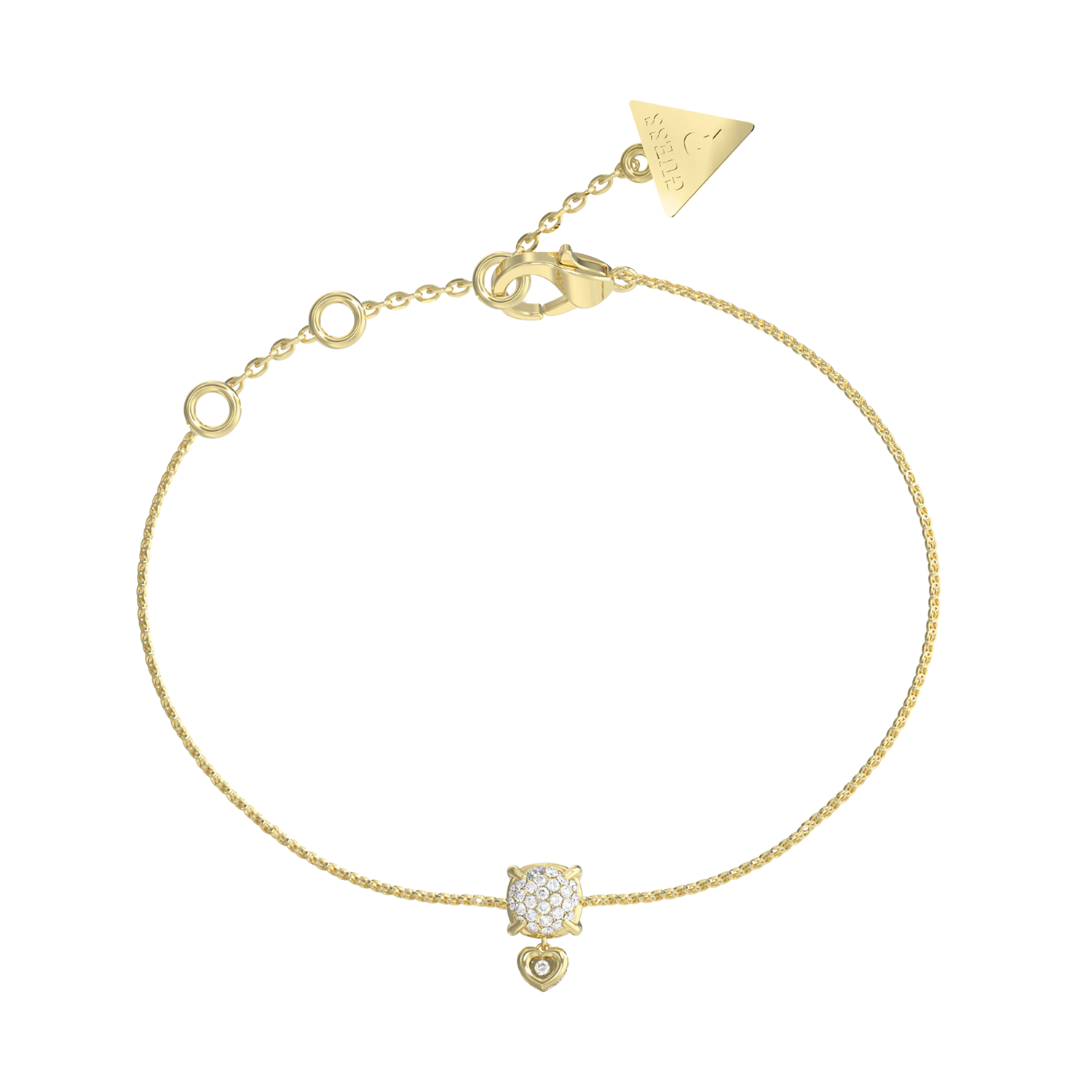 Guess L.O.V.E. Gold Bracelet JUBB05469JWYGS