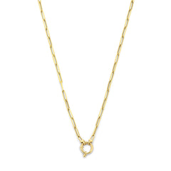 Isabel Bernard Aidee Odile 14 Carat Golden Schakel Necklace IB340160