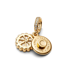 Pandora Moments Gold Plated Charm 763787C01