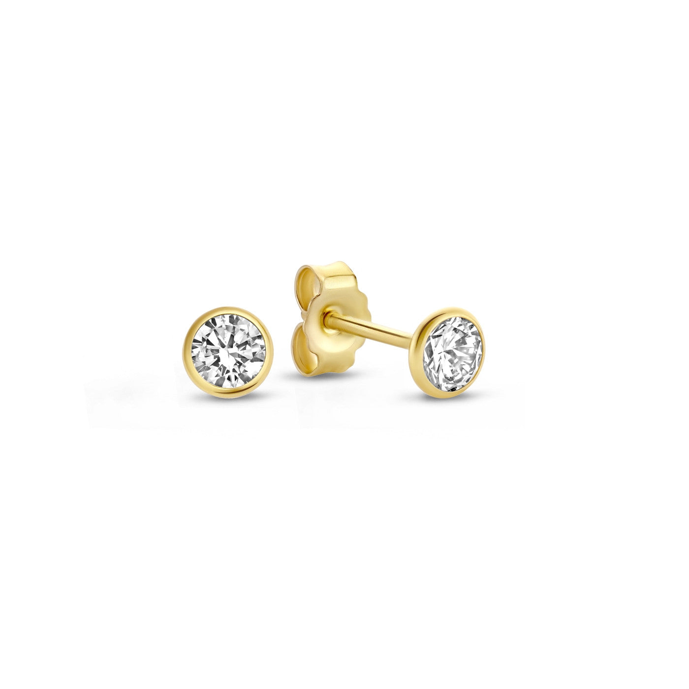 Isabel Bernard Cadeau d´Isabel 14 Carat Golden Earrings Set IB90121