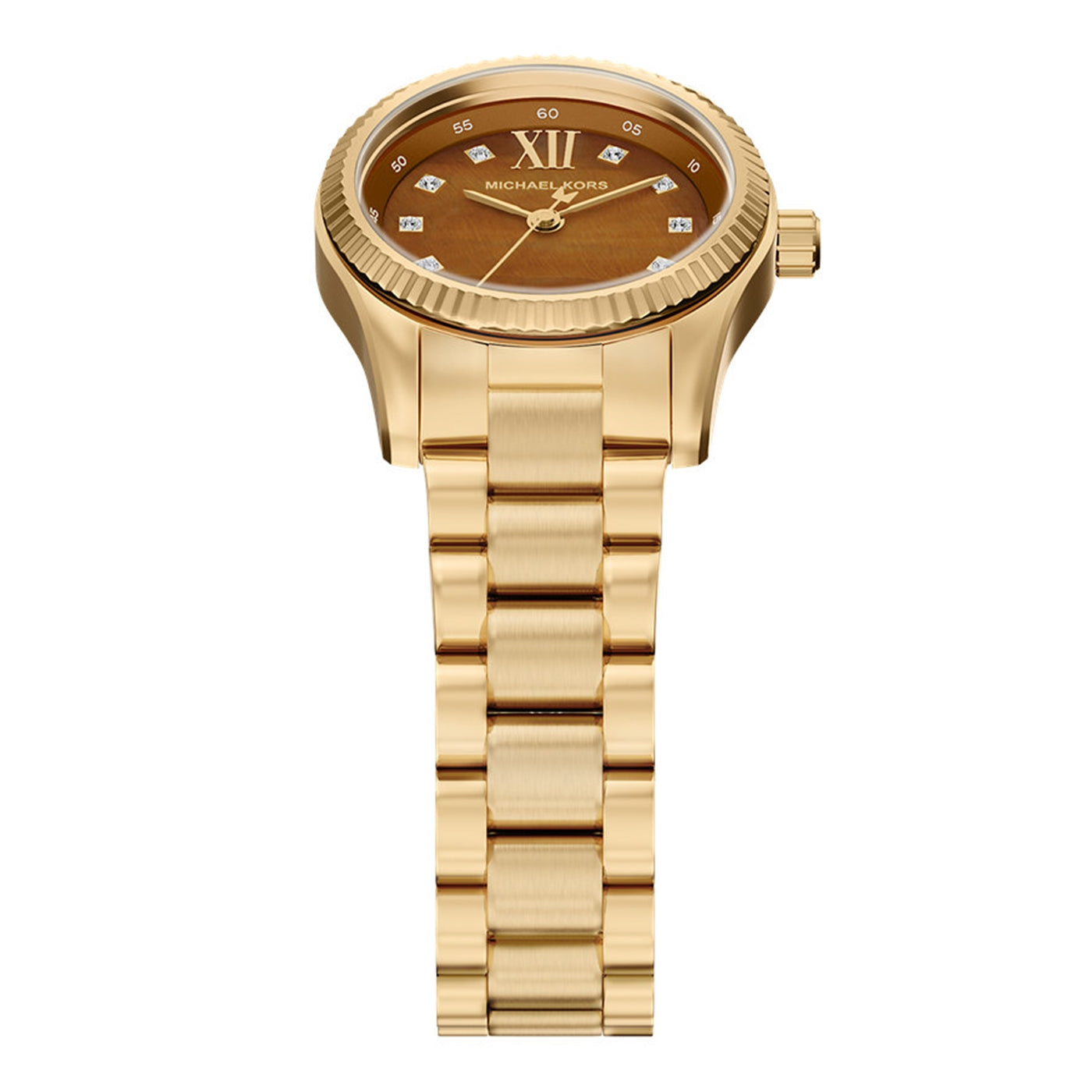 Michael Kors Lexington Round Brown Dial Watch MK7578