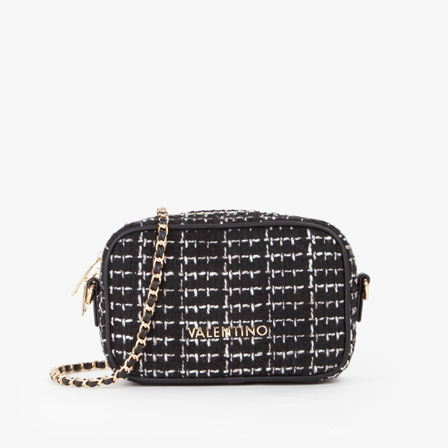 Valentino Bags Tweed Multi-coloured Crossbody bag VBS9JP51NERO/MULTI