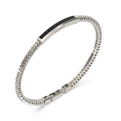 Guess Eclipse Noir Silver Bracelet JUMB05099JWSTS