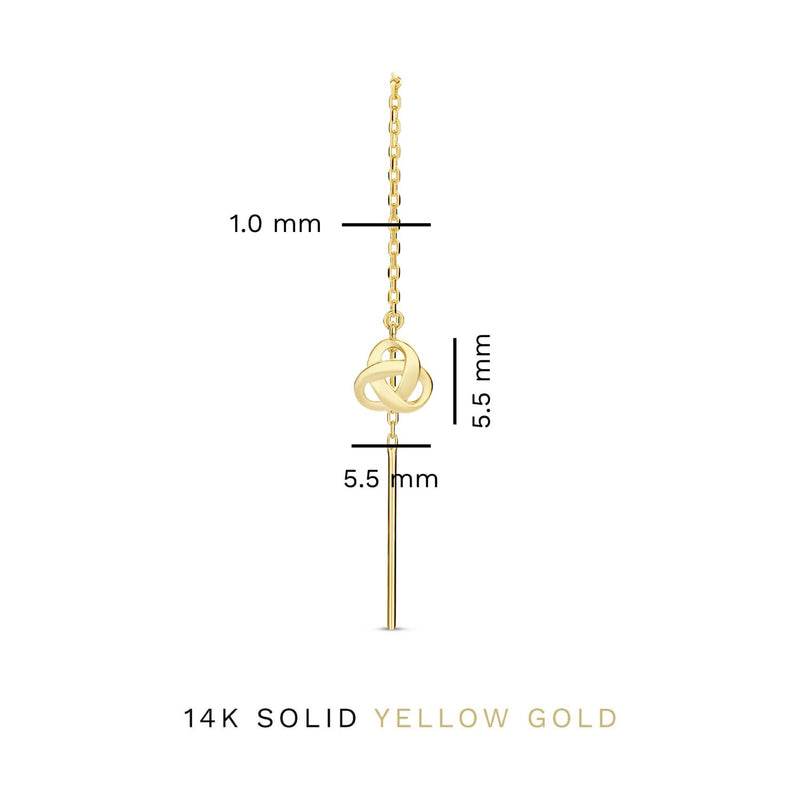 Isabel Bernard Rivoli Méline 14 Karaat Gouden Oorhangers IB360220-zoom-