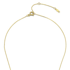 Isabel Bernard De la Paix Celesse 14 Carat Golden Necklace | diamond 0.07 ct | IBD350002