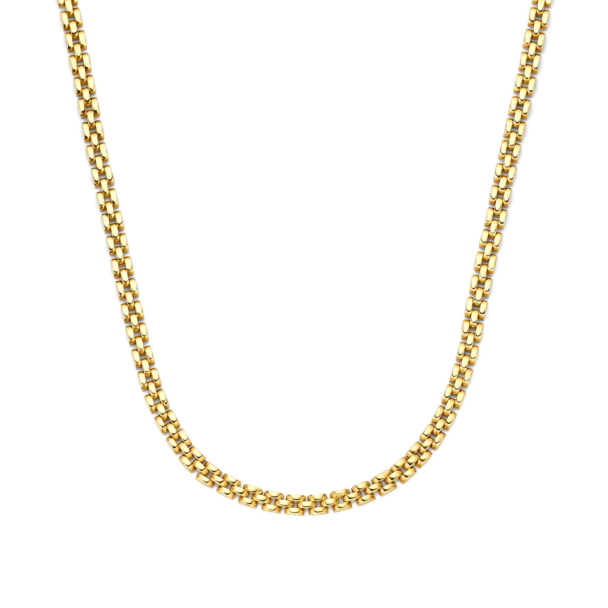 Isabel Bernard Aidee Rosine 14 Carat Golden Schakel Necklace IB340164