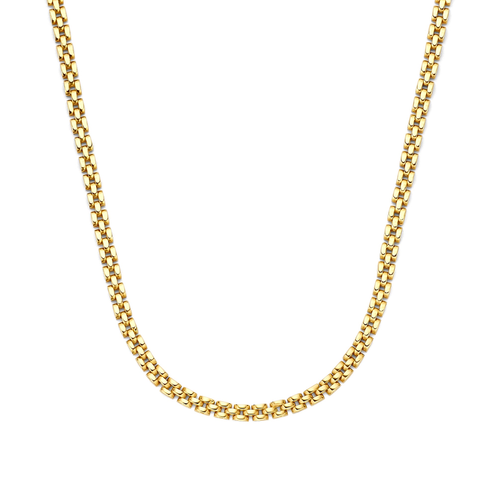 Isabel Bernard Aidee Rosine 14 Carat Golden Schakel Necklace IB340164