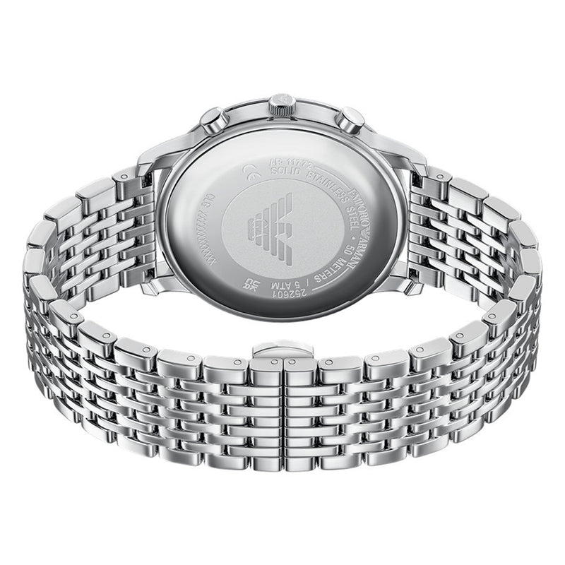 Emporio Armani Round Black Dial Watch AR11772-zoom-