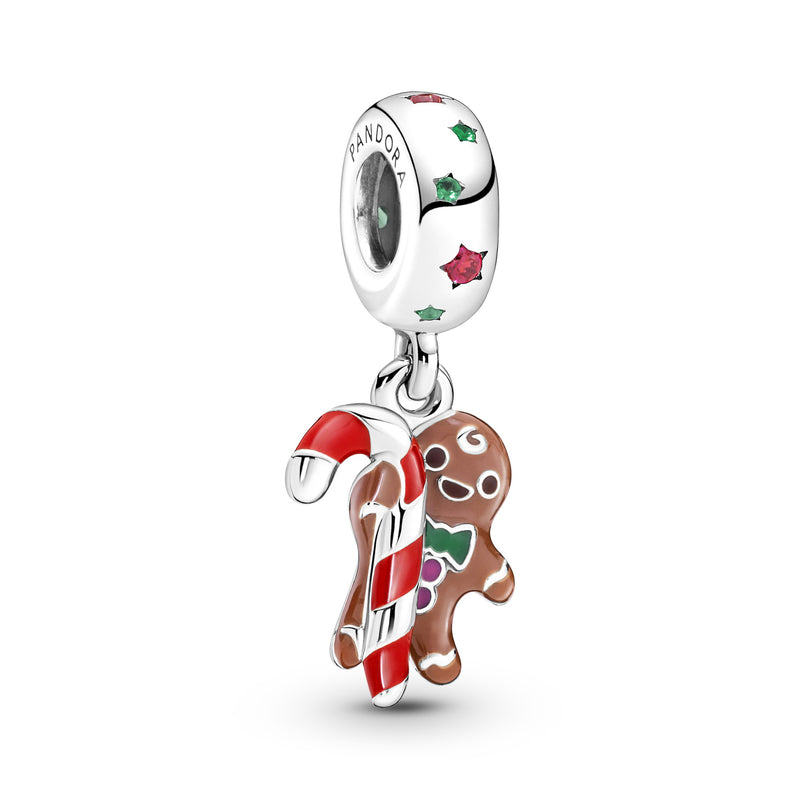 Pandora Moments Gingerbread Man Dangle Bedel 799637C01-zoom-
