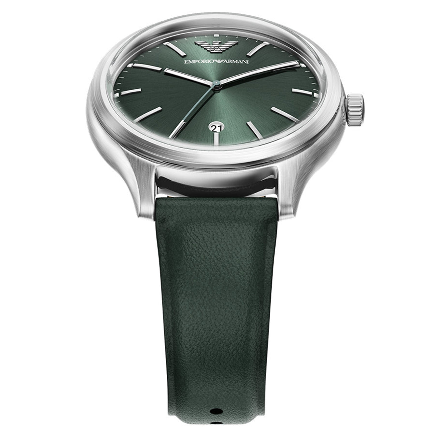 Emporio Armani Round Green Dial Watch AR11749