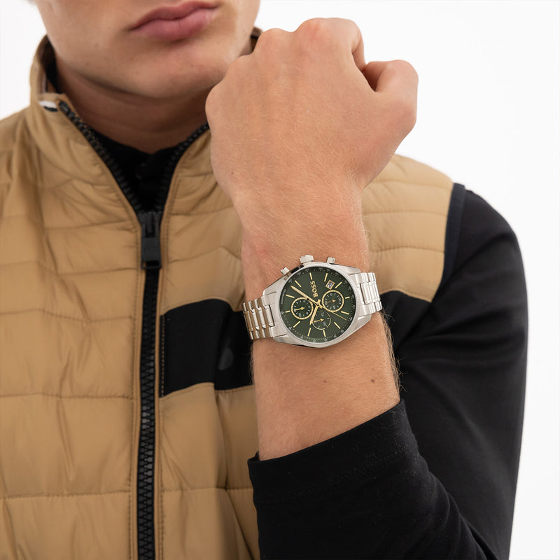 Hugo Boss Grand Prix 40 Silver Men's Watch HB1514265-zoom-