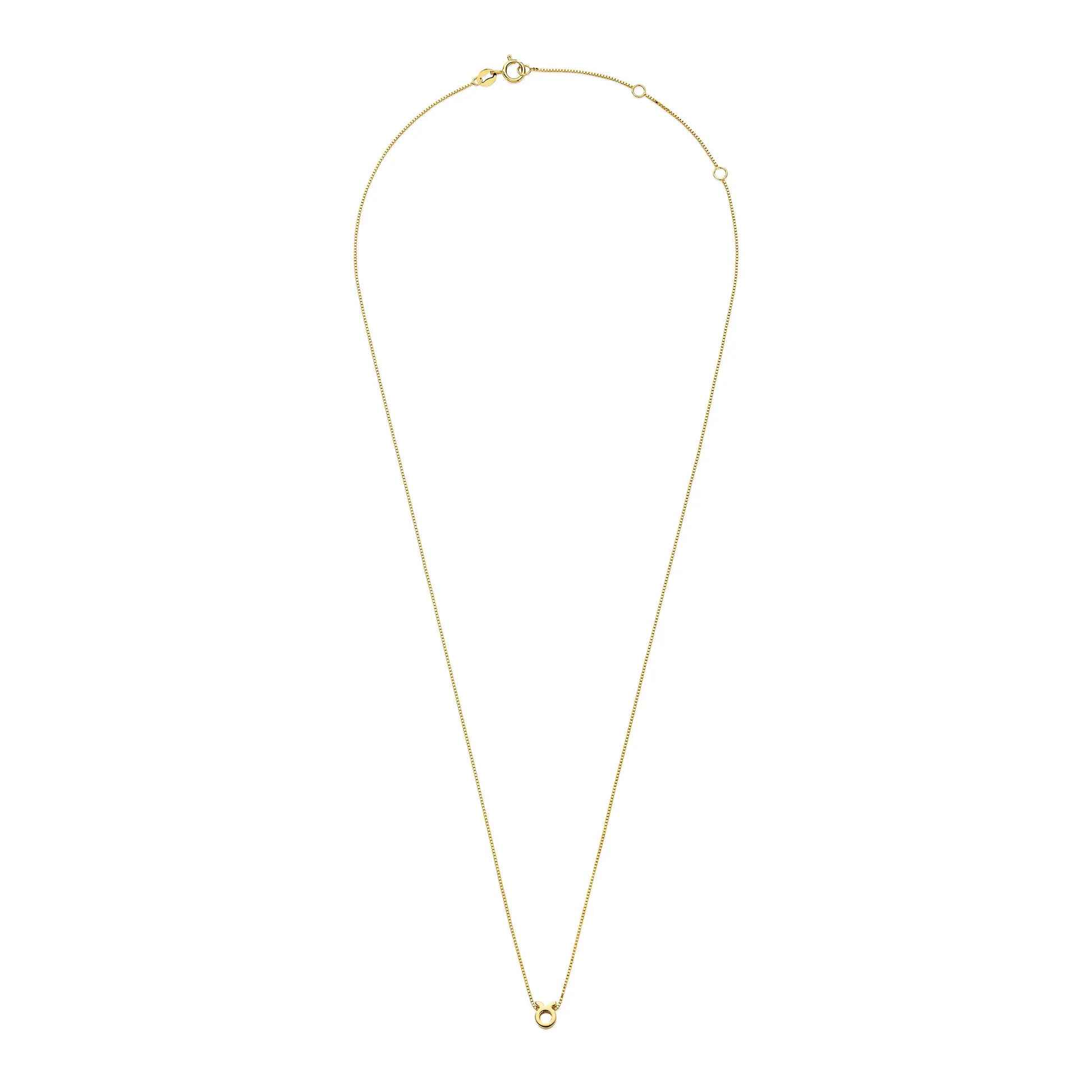 Isabel Bernard Étoiles d’Or Taurus 14 Carat Gold Venetian Necklace With Horoscope IB340179