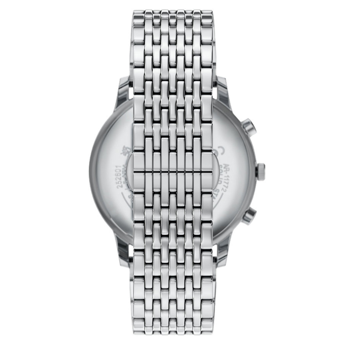 Emporio Armani Round Black Dial Watch AR11772