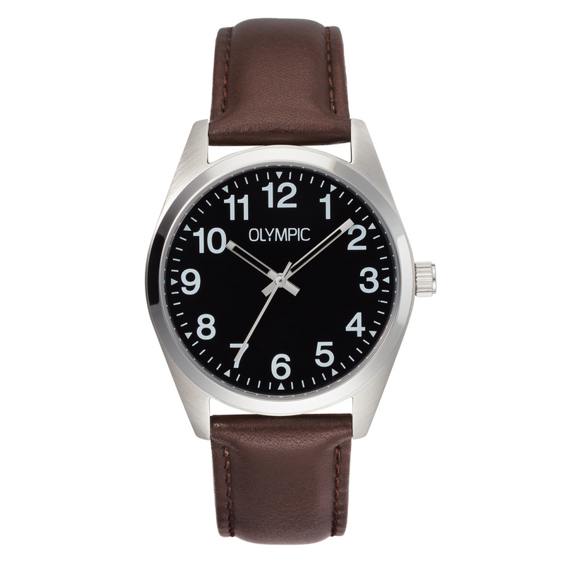 Olympic Marcel Zilverkleurig Herenhorloge OL89HSL062-zoom-