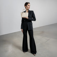 Isabel Bernard Honoré Cloe Mini Cream Calfskin Leather Handbag IB21124-070