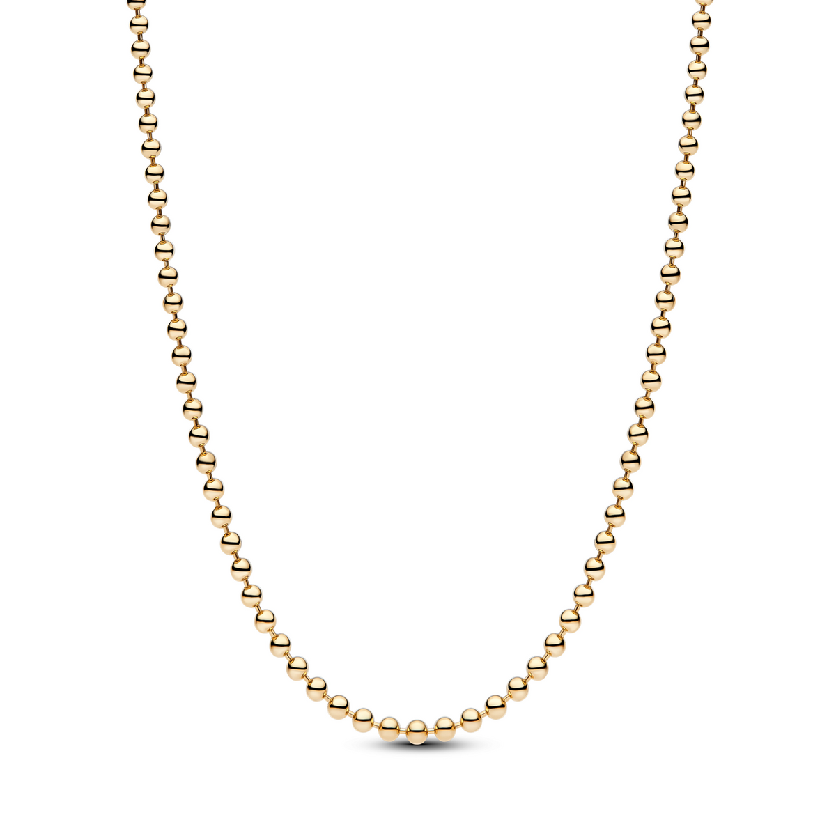 Pandora Moments Gold Plated Bead Necklace 364354C00-50