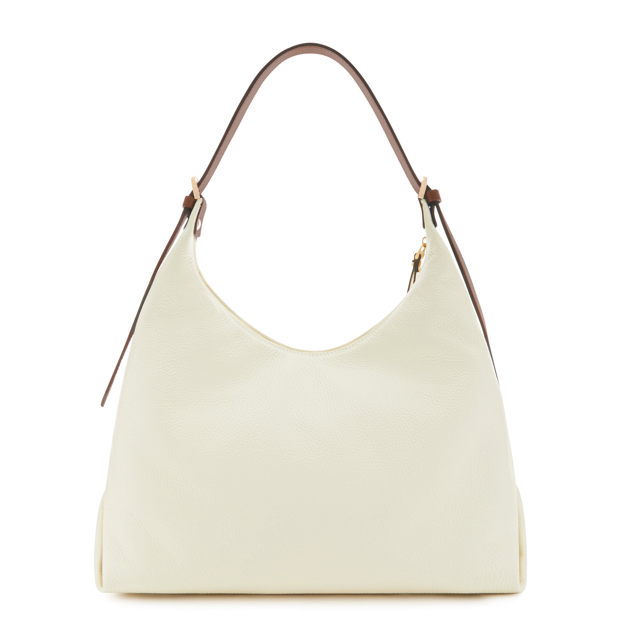 Isabel Bernard Honoré Muriel Crème Calfskin Shoulder Bag IB25075-070
