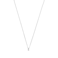 Isabel Bernard De la Paix Celesse 14 Carat Whitegold Necklace | diamond 0.07 ct | IBD350005