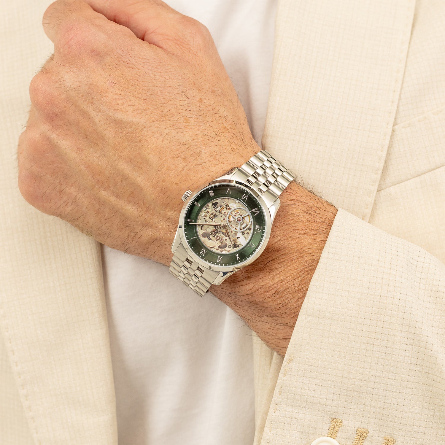 Hugo Boss Principe Skeleton Men's Watch HB1514236