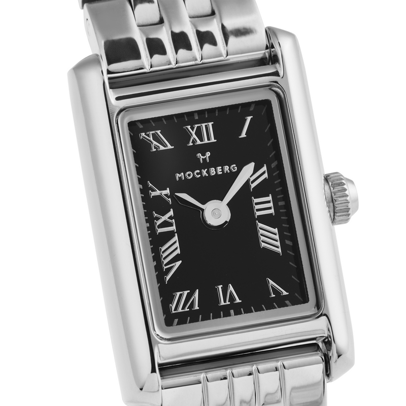 Mockberg Timeless Petite Steel Noir Women's Watch MB1774-zoom-
