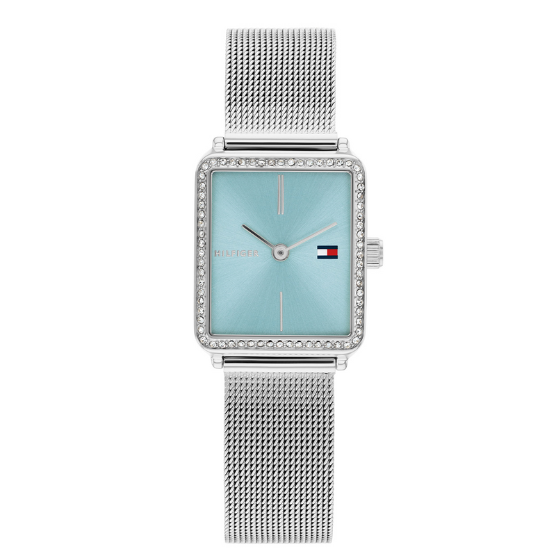 Tommy Hilfiger Tea Silver and Blue Women's Watch TH1782789-zoom-