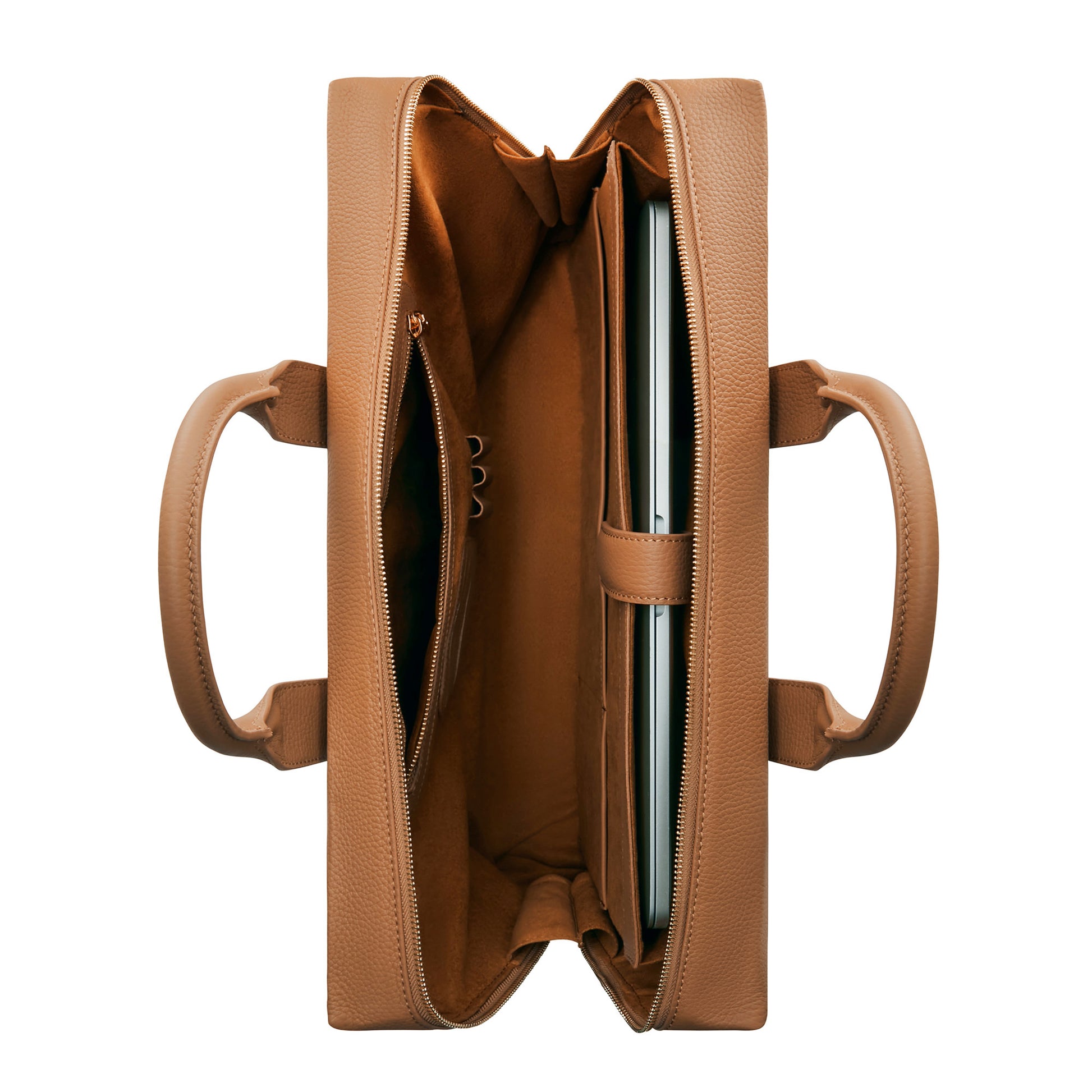 Isabel Bernard Honoré Anique Camel Calfskin Handbag IB25062