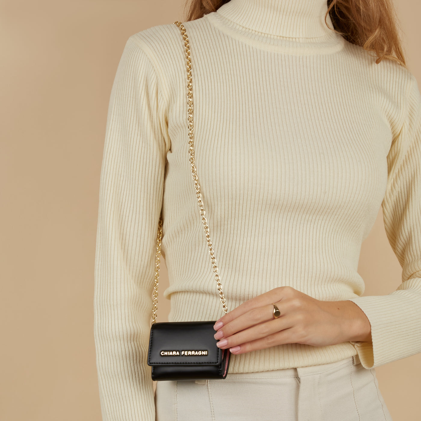 Chiara Ferragni Black Crossbody Bag 75SB4BK6-ZS959-899